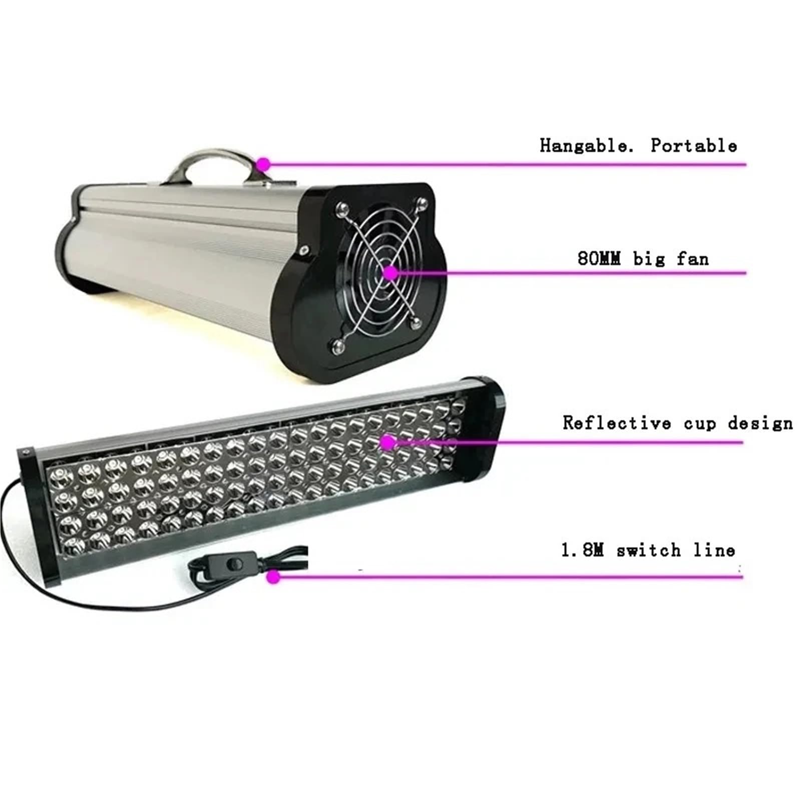 Światło UV, Lampa utwardzająca UV LED 400W 405nm 365nm 395nm Klej bezcieniowy Żywica Lut Farba Tusz Druk 3D DIY Utwardzanie