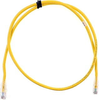 Commscope UNC6-YL-1M UC1BBB2-09M001 Category-6 U/UTP Patch Cable, Yellow, CAT6, 3.2-Feet