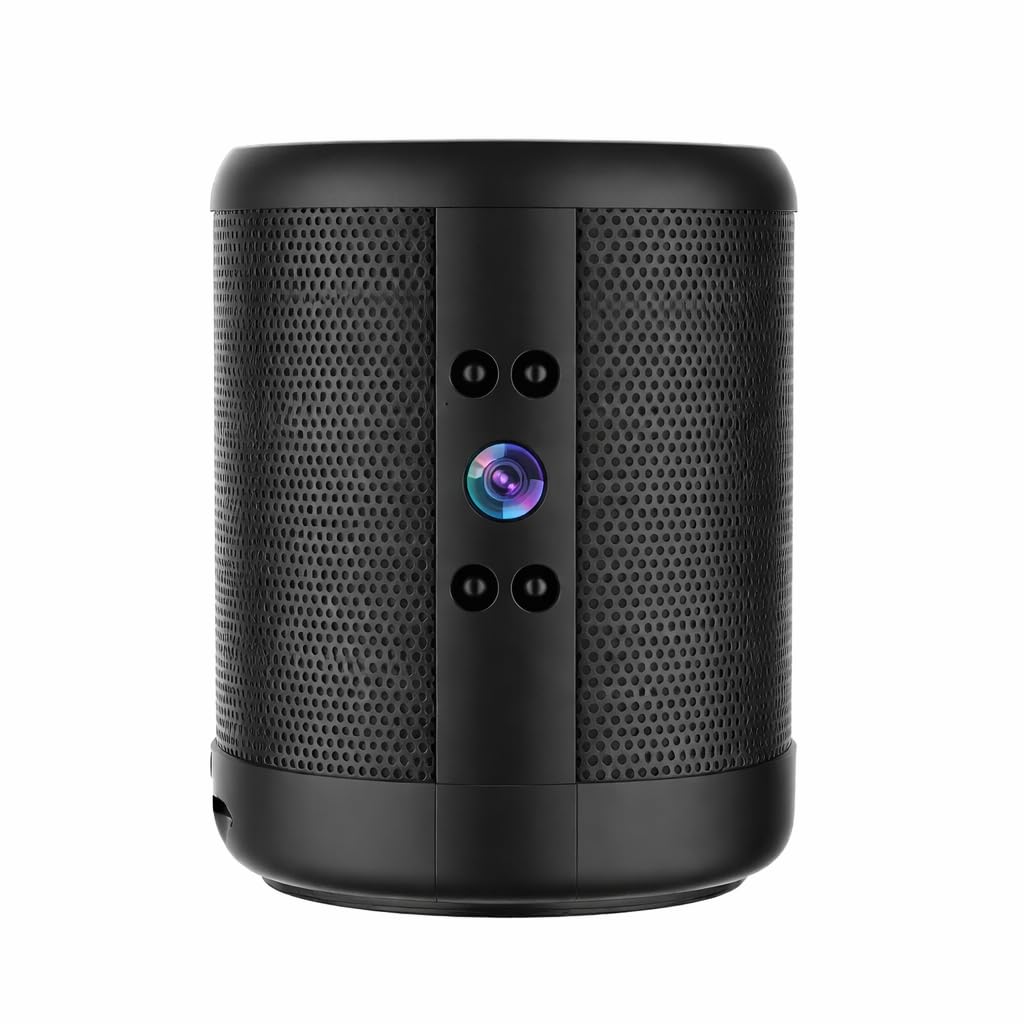 FREDI HD PLUS Bluetooth Speaker WiFi Cam | 2K HD Video Camera Bluetooth Speaker with Two Way Audio | Motion Detection Auto Focus Recorder Camera | (IWFCam APP) Home and Office Security Camera-image-11