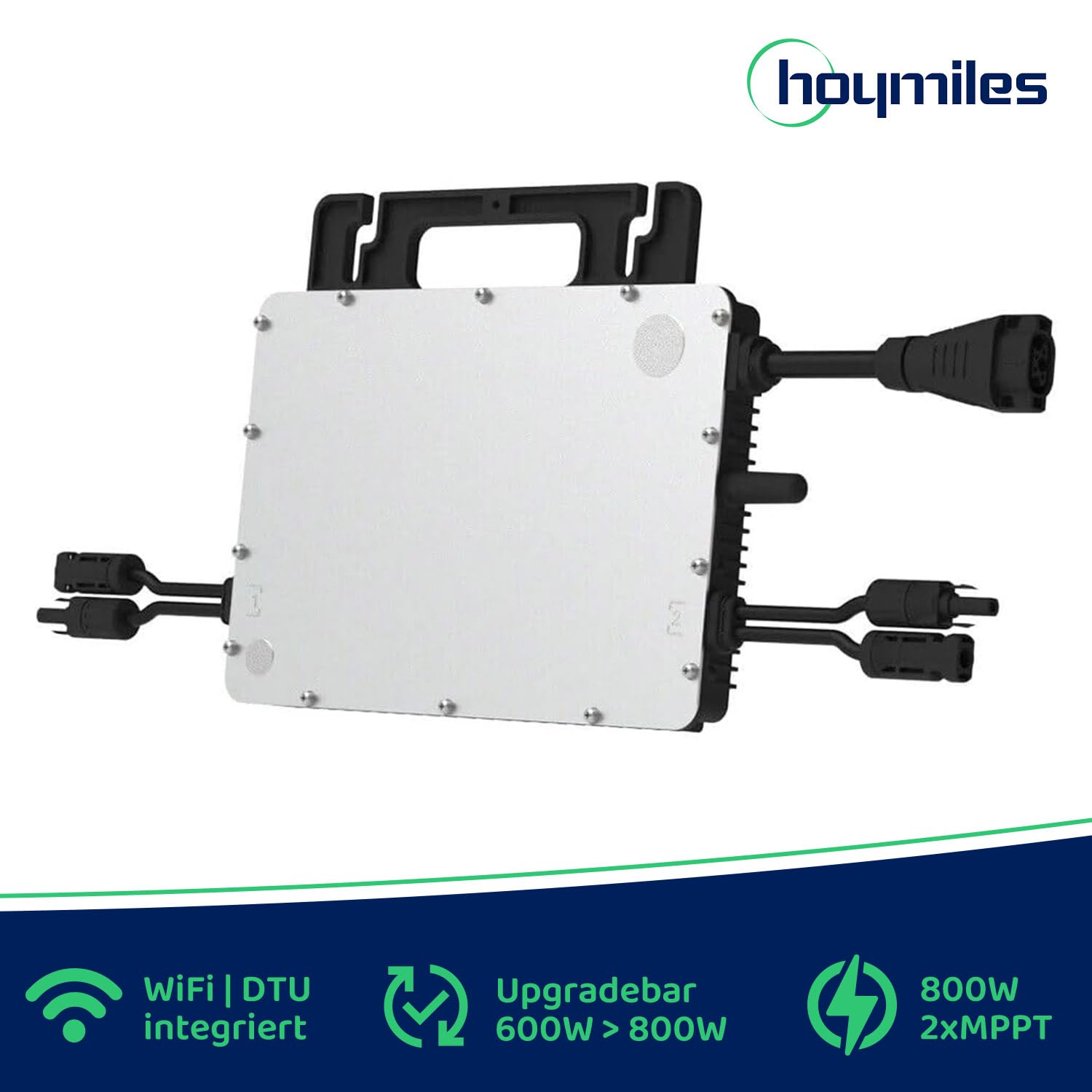 HMS-800W-2T, microinverter con WiFi/DTU integrato per centrali elettriche da balcone, versione 2024