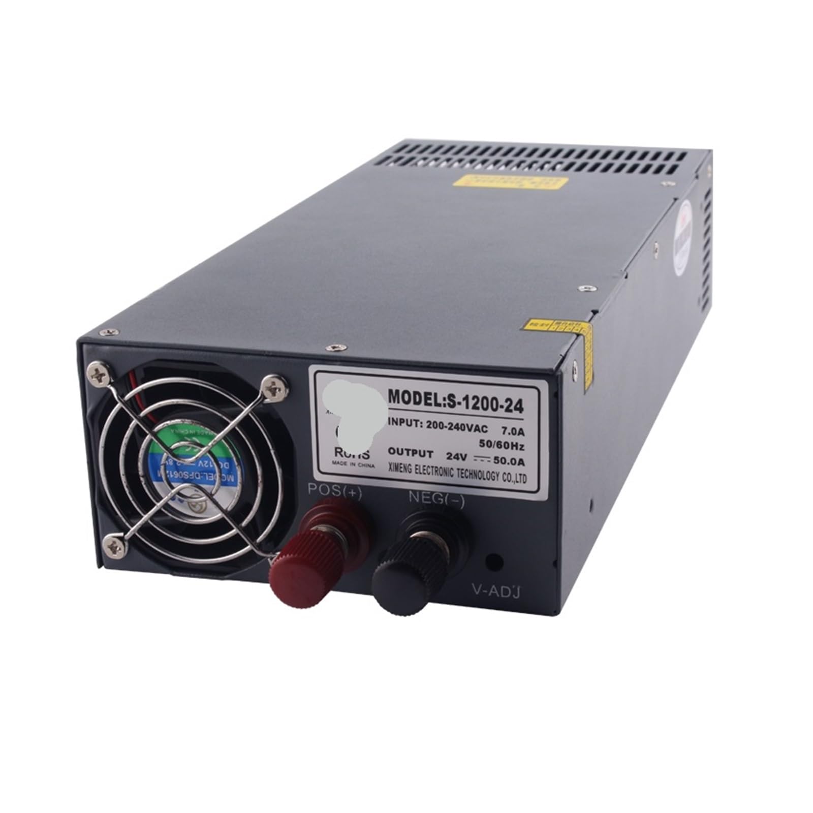 PWANUIGTE S-1200-24 1200W 24V 50A Single Output High Efficiency AC/DC Switching Power Supply