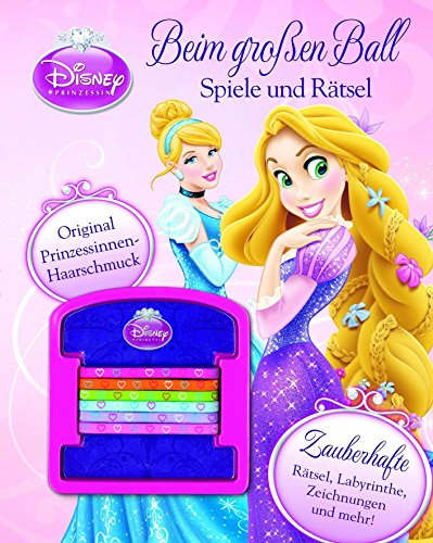Disney Prinzessinnen Beim großen Ball - Spiele und Rätsel: Mit märchenhaften Haarbändern: Zauberhafte Rätsel, Labyrinthe, Zeichnungen und mehr. Inkl. Original Prinzessinnen-Haarschmuck
