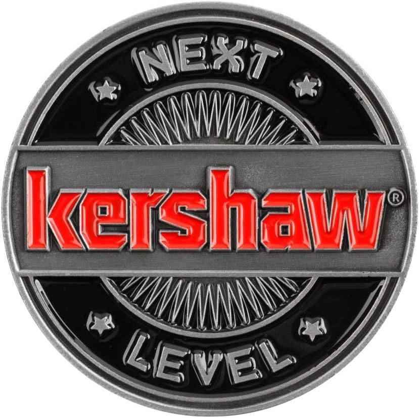Kershaw Challenge Coin, Made in The USA, Nickel, .75 Inches Thumbnail