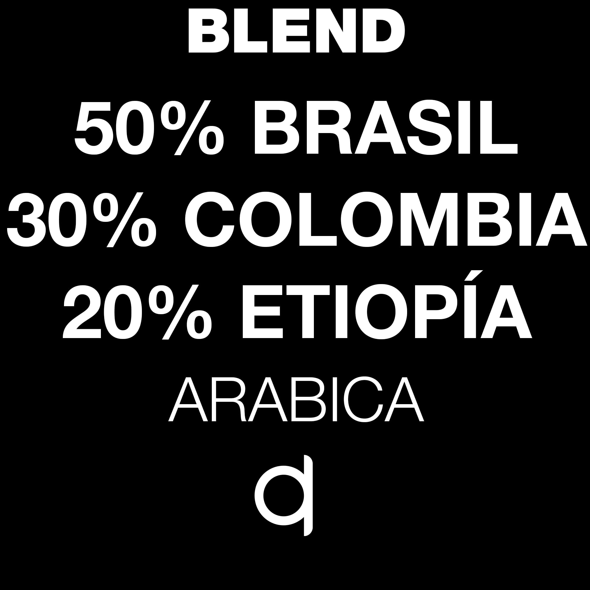 CAFÉ SIN INTERMEDIARIOS - Café de Brasil, Colombia y Etiopía - Jaleo - Ideal para combinar con leche - Intensidad de sabor Media - Recién tostado y envasado - 1 kg MOLIDO para cafeteras Exprés