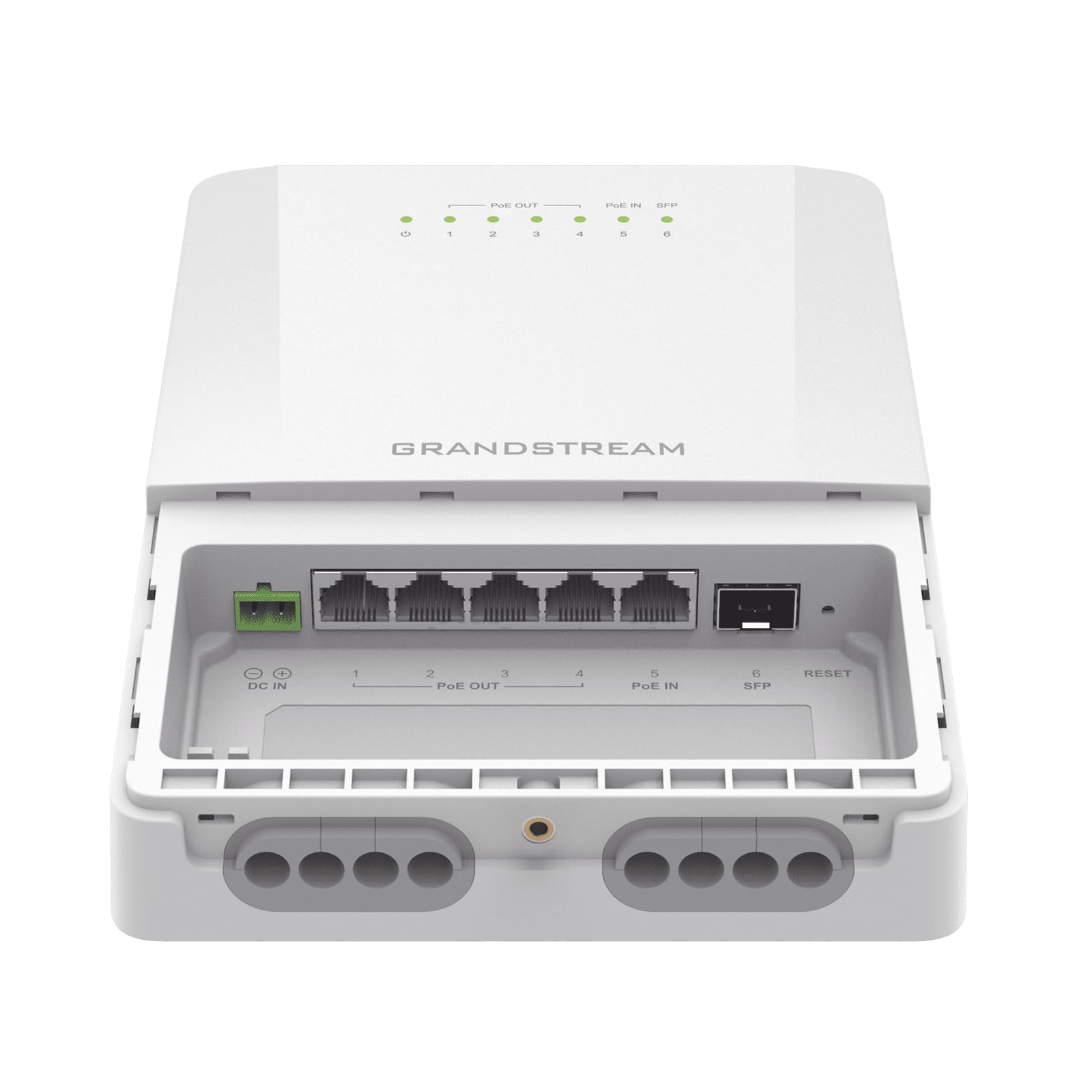 Grandstream GWN7710R 6-Port Outdoor L2 Lite Managed Network Switch