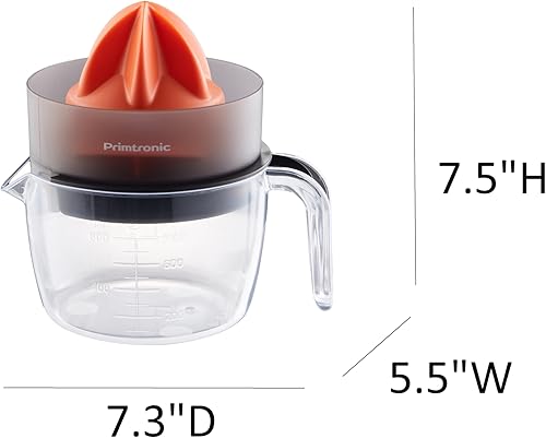 Miniatura 8 de Exprimidor de cítricos, exprimidor de naranja, exprimidor de limón, 3 tazas de 24 onzas, eléctrico con cable, rotación automática a presión,