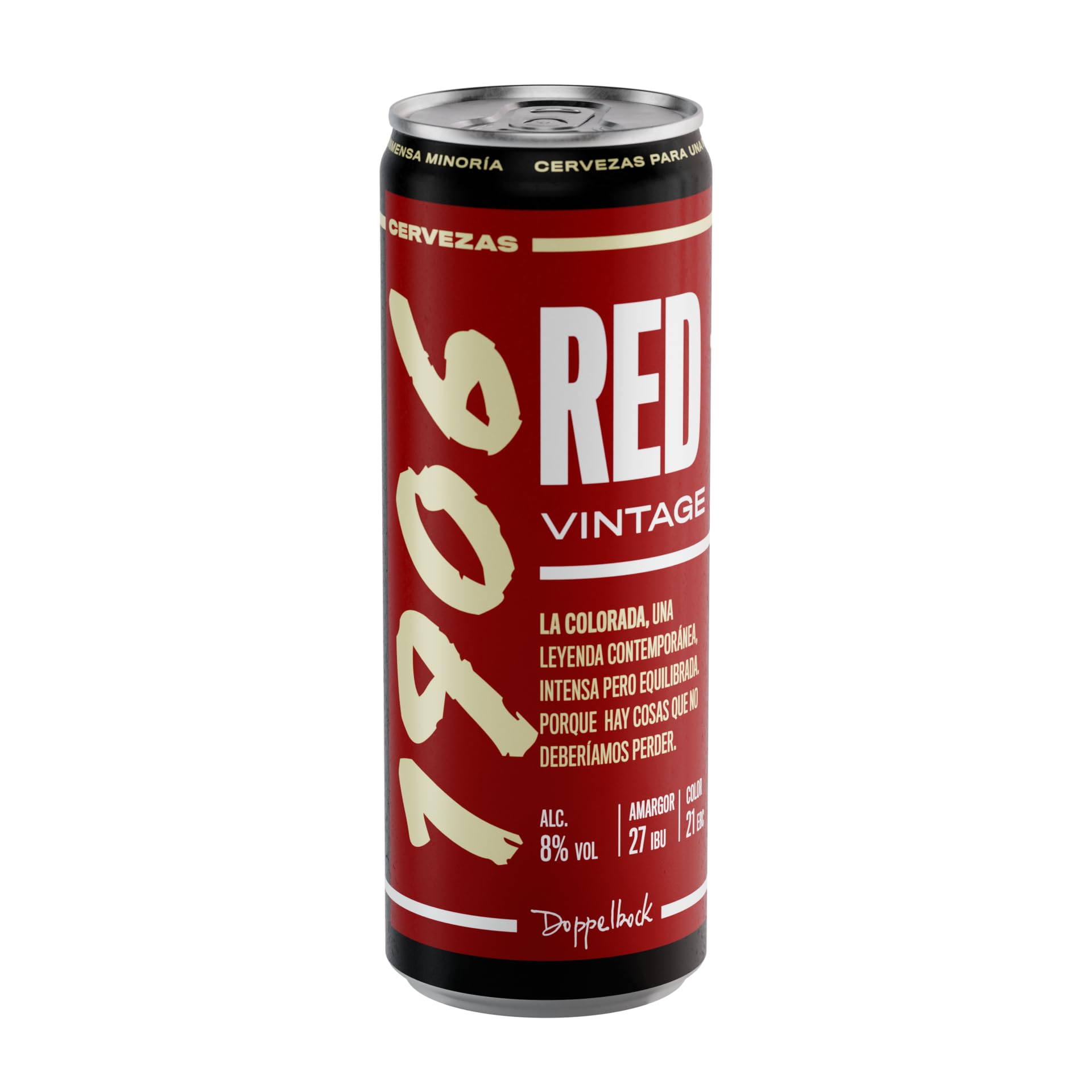 1906 - Red Vintage, Cerveza Lager Extra, 24 Latas x 33 cl (Paquete de 2)