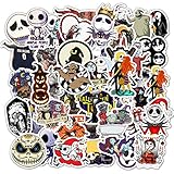 Halloween Theme Stickers Laptop Stickers The Nightmare Before Christmas and Tim Burton's Sticker...