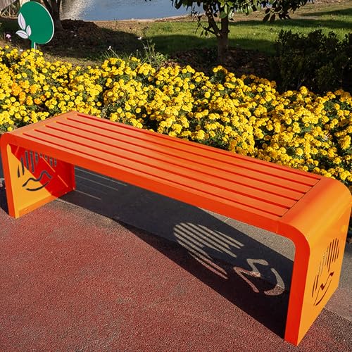 Banco de parque de metal