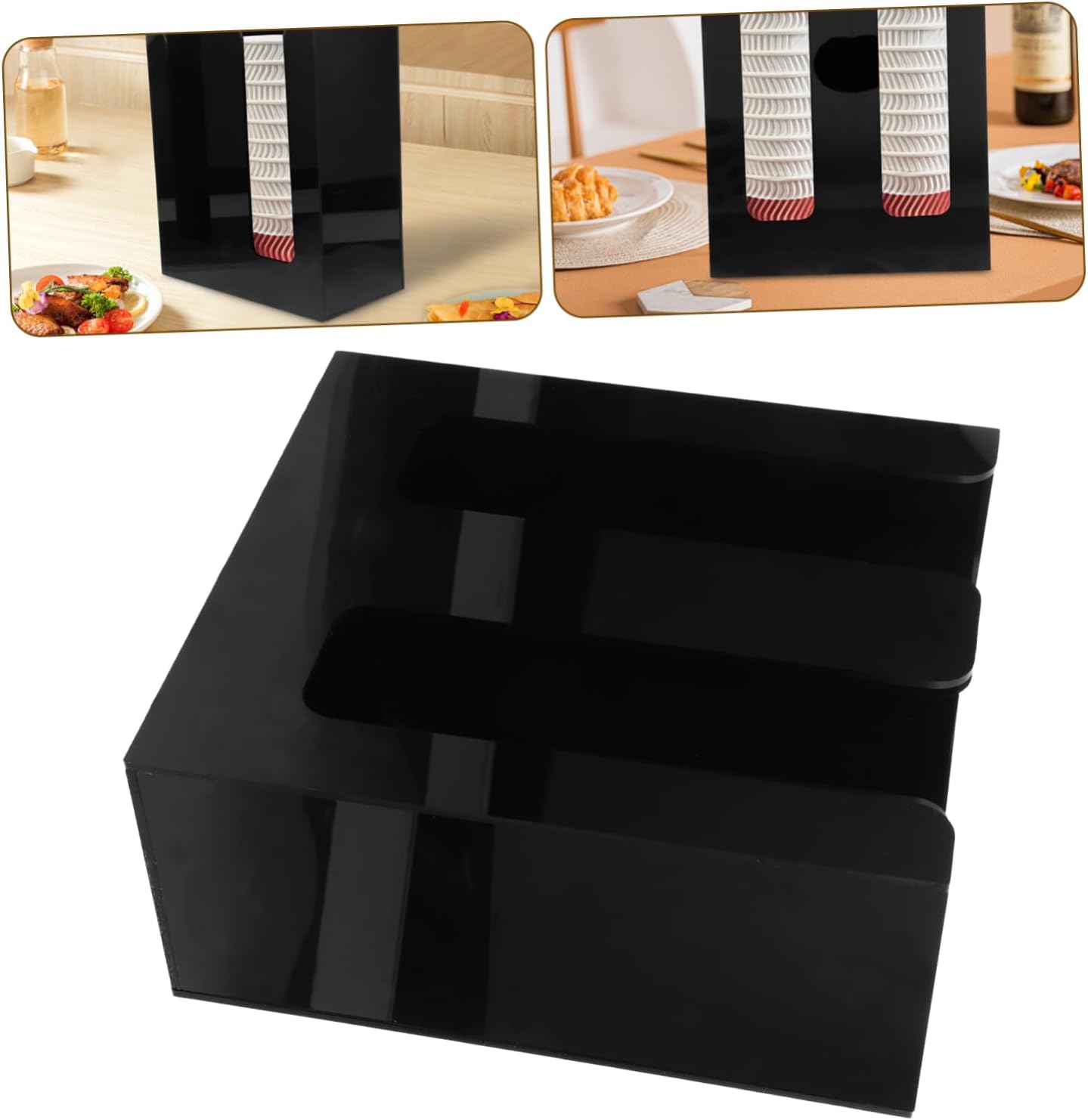 Luxshiny Bar Organizer Paper Cup Holder Cup Dispenser Organizer for Party Kitchen