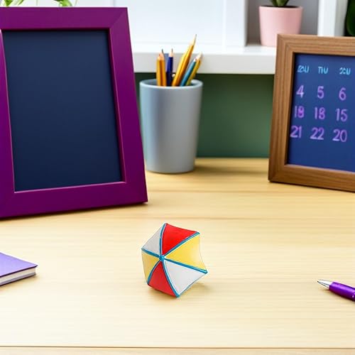 Vista 6 de Garneck 2pcs Miniature Mini Beach Chair Furniture Terrariums Decoration Aquarium Ornament Mediterranean Figurines Umbrella Summer Home Accents Decor