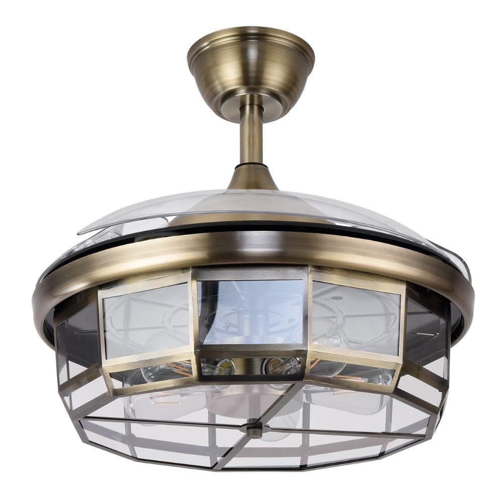 ABRILA Ventilador Dc Tornado Cuero 5xe27 107d 3aspas, wentylator
