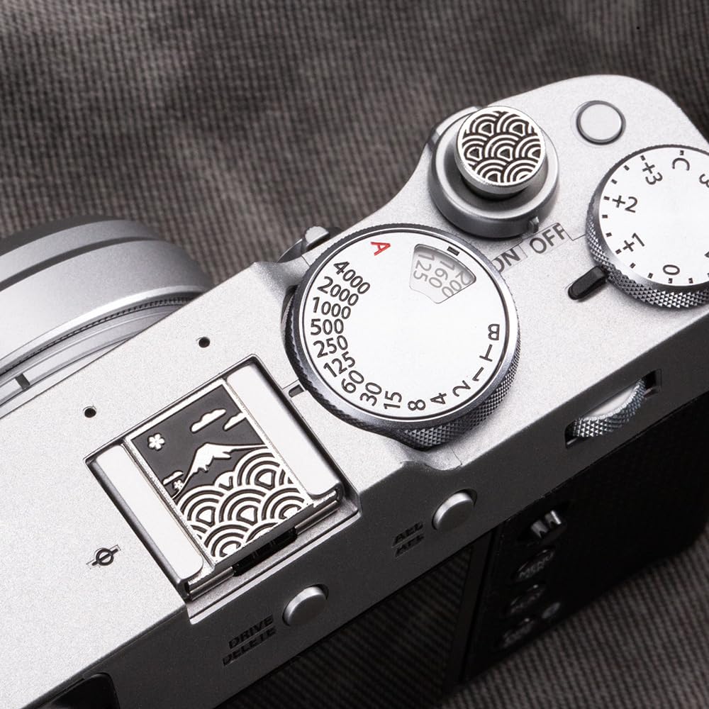 Copertura hot shoe per fotocamera Fuji x100vi/ x100f/xt5 (YH hot shoe copertura e bottone)