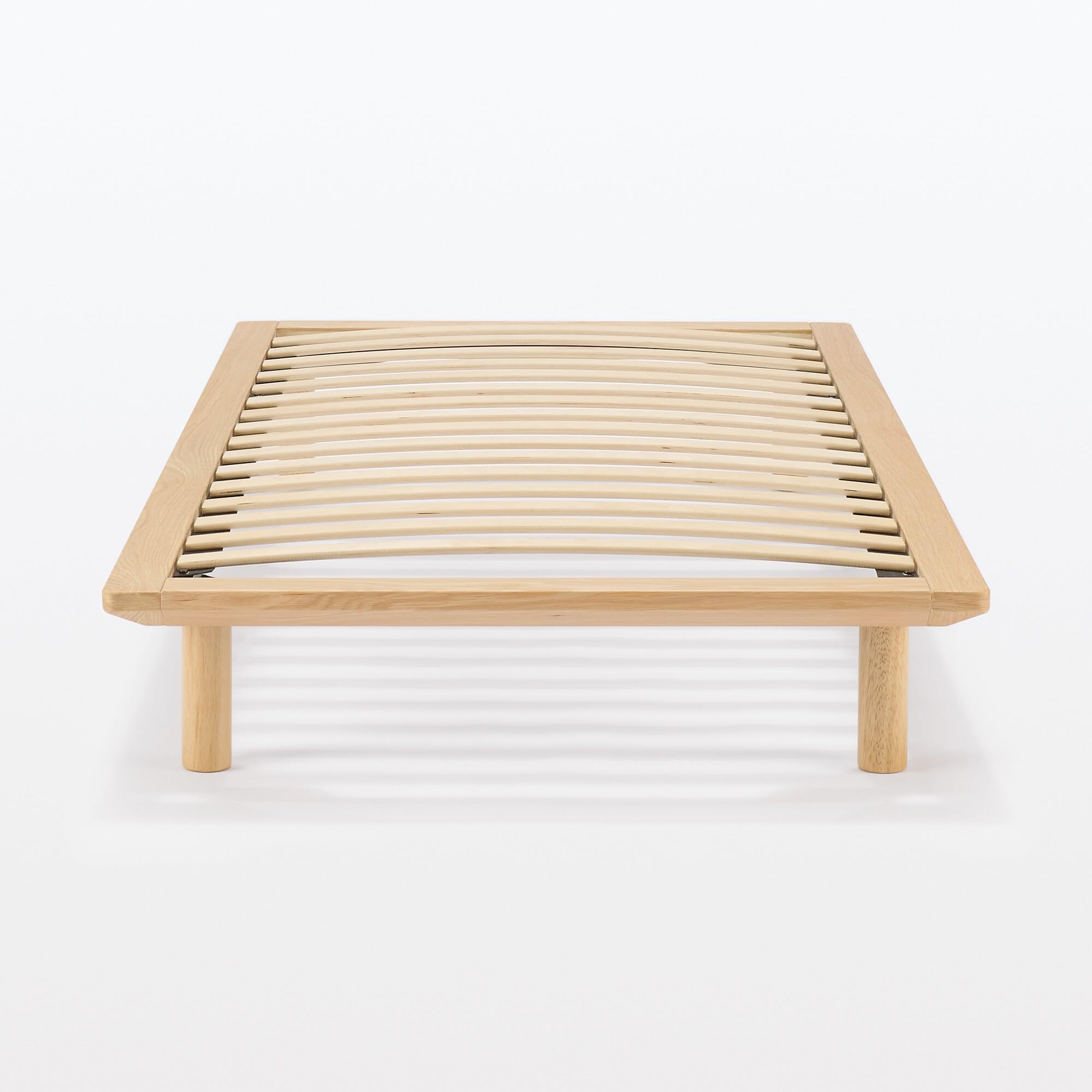 Amazon｜無印良品 木製ベッドフレーム スモールサイズ 幅85.5×奥行202  