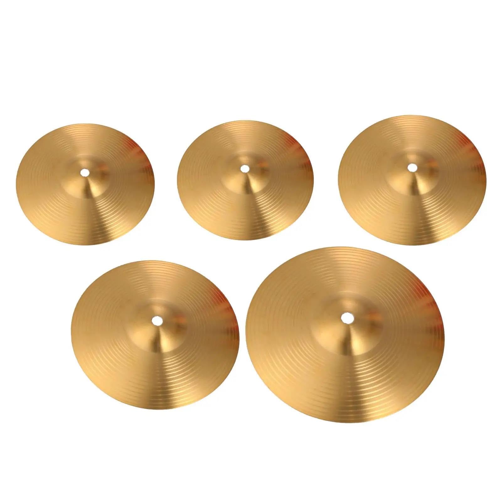 Platillos Profesionales De Batería En Rendimiento De Tambor Principiante Instrumentos Percusión Latón Tradicionales Práctica Profesionales(16 inch)