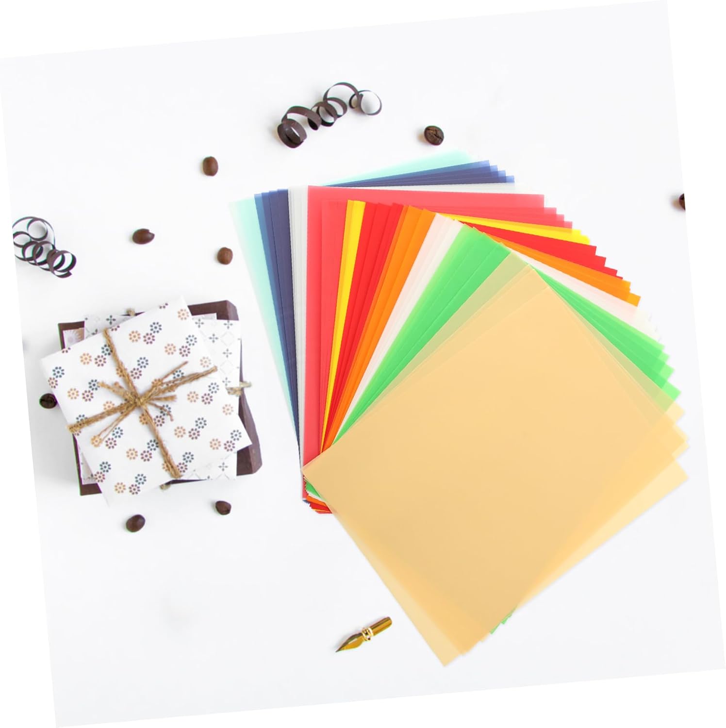 VILLCASE DIY Tracing Paper Pad 40pcs Pearlized Sketch Paper for Art Copying Engineering Drawing