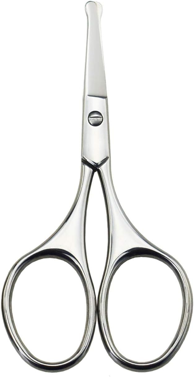 Nose Hair Trimmer Scissors 3.4' Round Tip Scissors