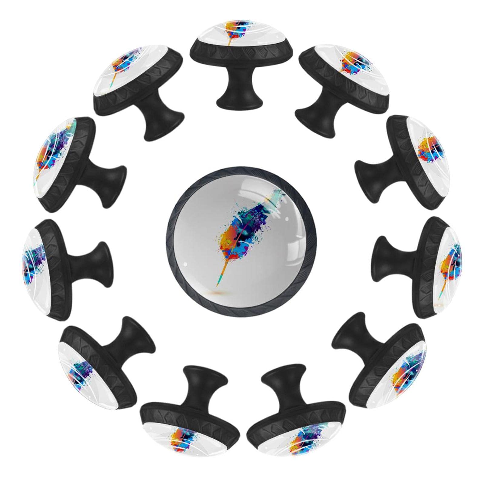 Boutons de tiroir ronds 35 mm lot de 12 pour égayer une commode de chambre bébé