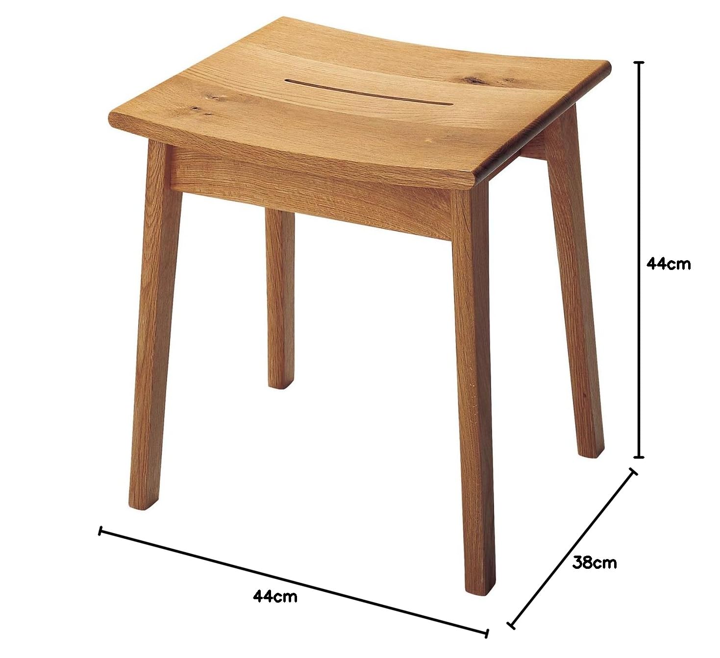 Amazon.co.jp: 飛騨産業 スツール OF色 幅44×奥38×高さ44cm 座面の高さ