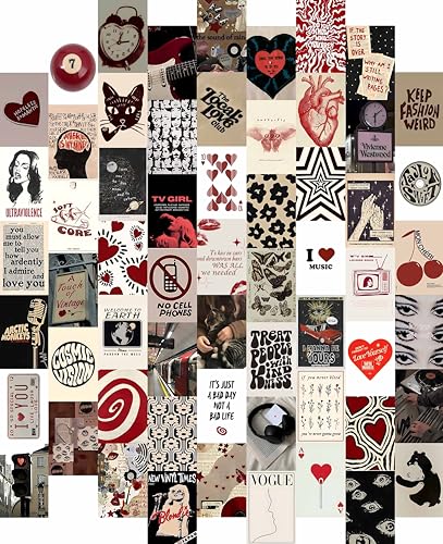 60 Stück Downtown Girl Room Decor Coquette y2k 2000er Grunge Poster TV...
