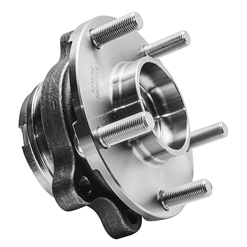 Miniatura 5 de Detroit Axle - 2 bujes de rodamiento de rueda delantera de repuesto para Nissan Altima 2007 2008 2009 2010 2011 2012 [2.5L 5 lengüetas con ABS]