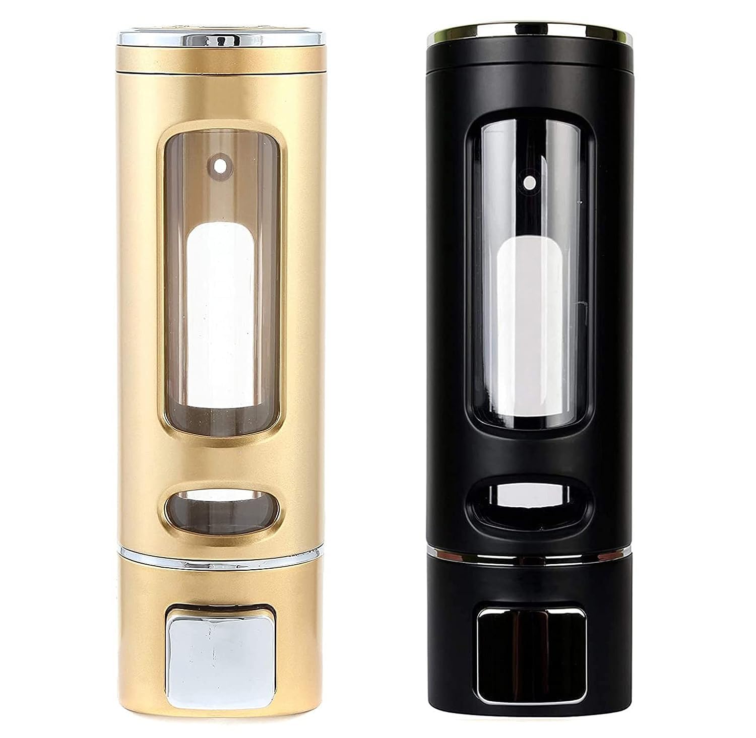 JPS Soap Dispenser for Bathroom Kitchen ABS Plastic Hand Wash Dish Liquid Shampoo Sanitizer Dispenser Wall Mounted Pack of 2 (400ML, Gold & Black) (B0CPGC8RYF) Amazon Price History, Amazon Price Tracker