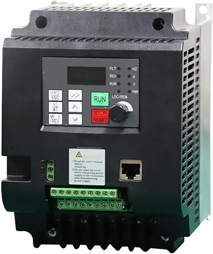 Miniatura 4 de Convertidor de frecuencia para motor 380V 1.5KW2.2KW 1 Fase 220V Entrada a tres salidas 380V 50hz60hz AC Drive VFD Frecuencia Inversor (4KW)