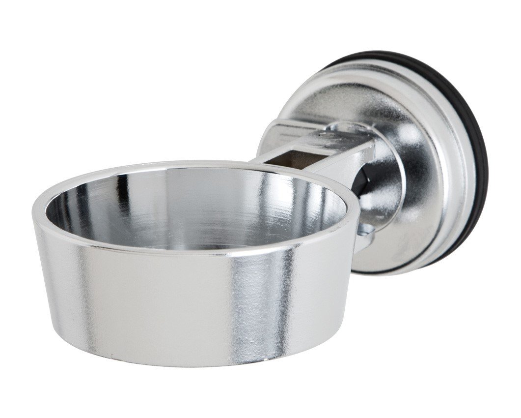 FECA FE-B6007 Bathroom Swivel Adjustable Tumbler Holder Wall Mount Suction Cup Chrome,