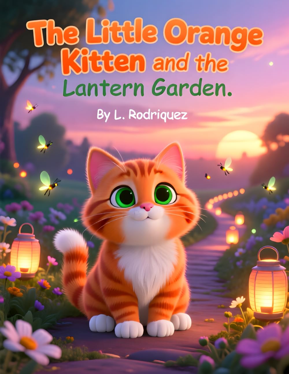 The Little Orange Kitten and the Lantern Garden.: A magic adventure