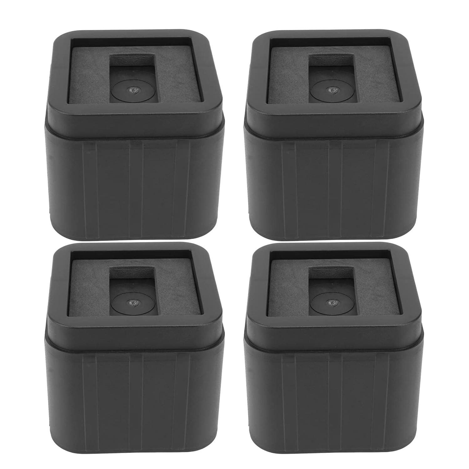 Furniture Anti Vibration Pads, Stack Storage 4 PCS Furniture Risers for