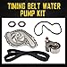 KAC Timing Belt Kits, Engine Timing Belt Kit & Water Pump Replacement for 2005-2010 300, 2005-2008 Pacifica, 2008-2010 Town & Country, 2006-2008 Charger