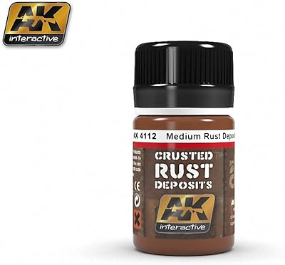 AK Interactive Medium Rust Deposit - Model Building Paints and Accessories # AK4112