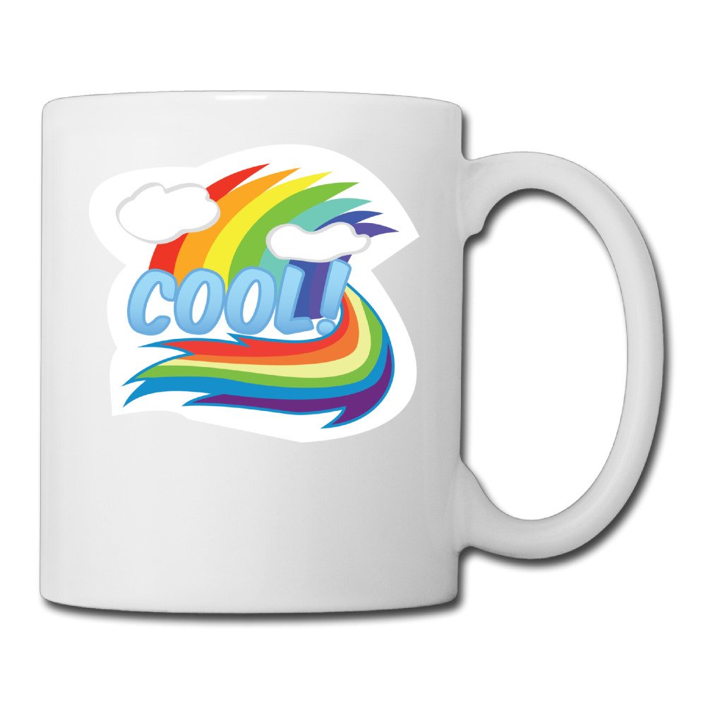 Cool Sticker Ceramic Cup/mug,Johnflick Unisex Coffee Cups/Mugs,11oz Printed On Both Sides Mug