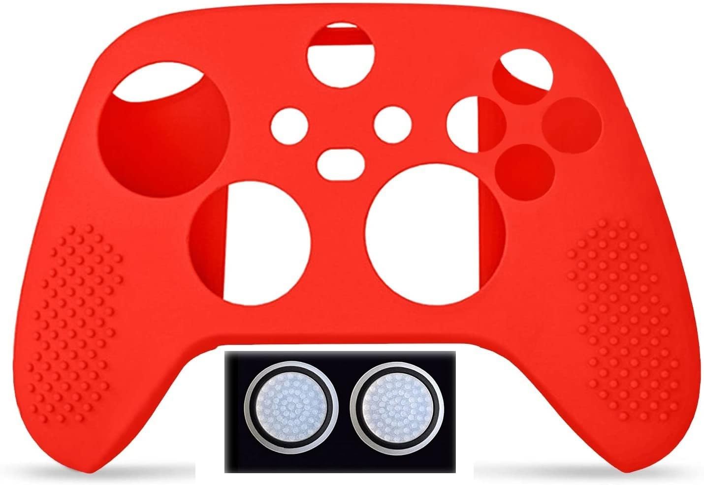 PSS Silicone Cover Skin Case Protective Dot Cover for Xbox Series X/S Controller - 2 Thumb Grips (Dot Red) (B0C8VM2CQ9) Amazon Price History, Amazon Price Tracker