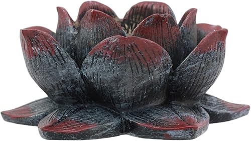 Miniatura 4 de Ebros Buddha Padma Lotus - Estatua para quemador de incienso de 4 pulgadas de diámetro, iluminación oriental, meditación, fragancia para el hogar,