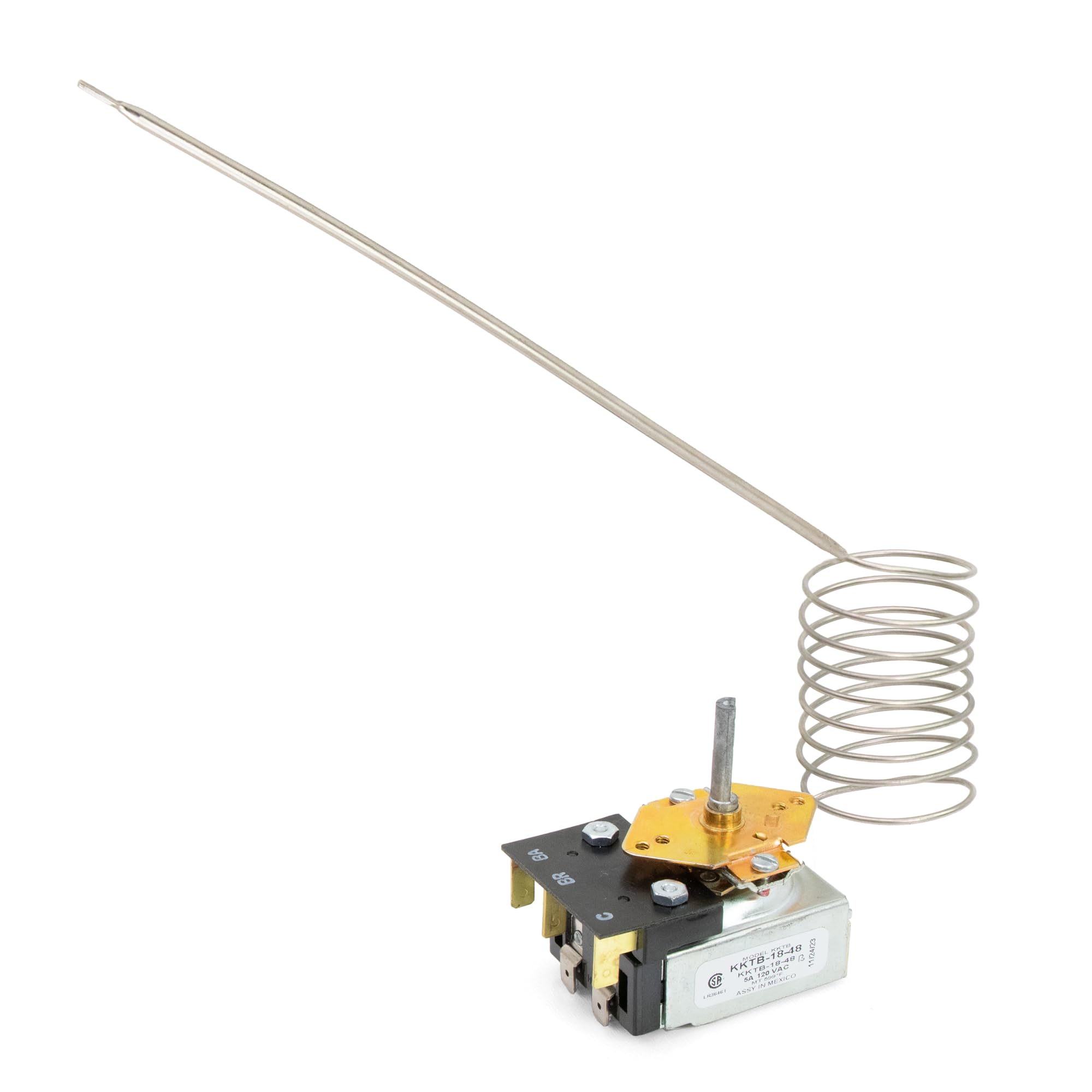 Robertshaw KKTB-18-48 - Termóstato de estufa de 5 A, 120 VCA temperatura máxima 700 °F para estufas Awoco y otras estufas de gas