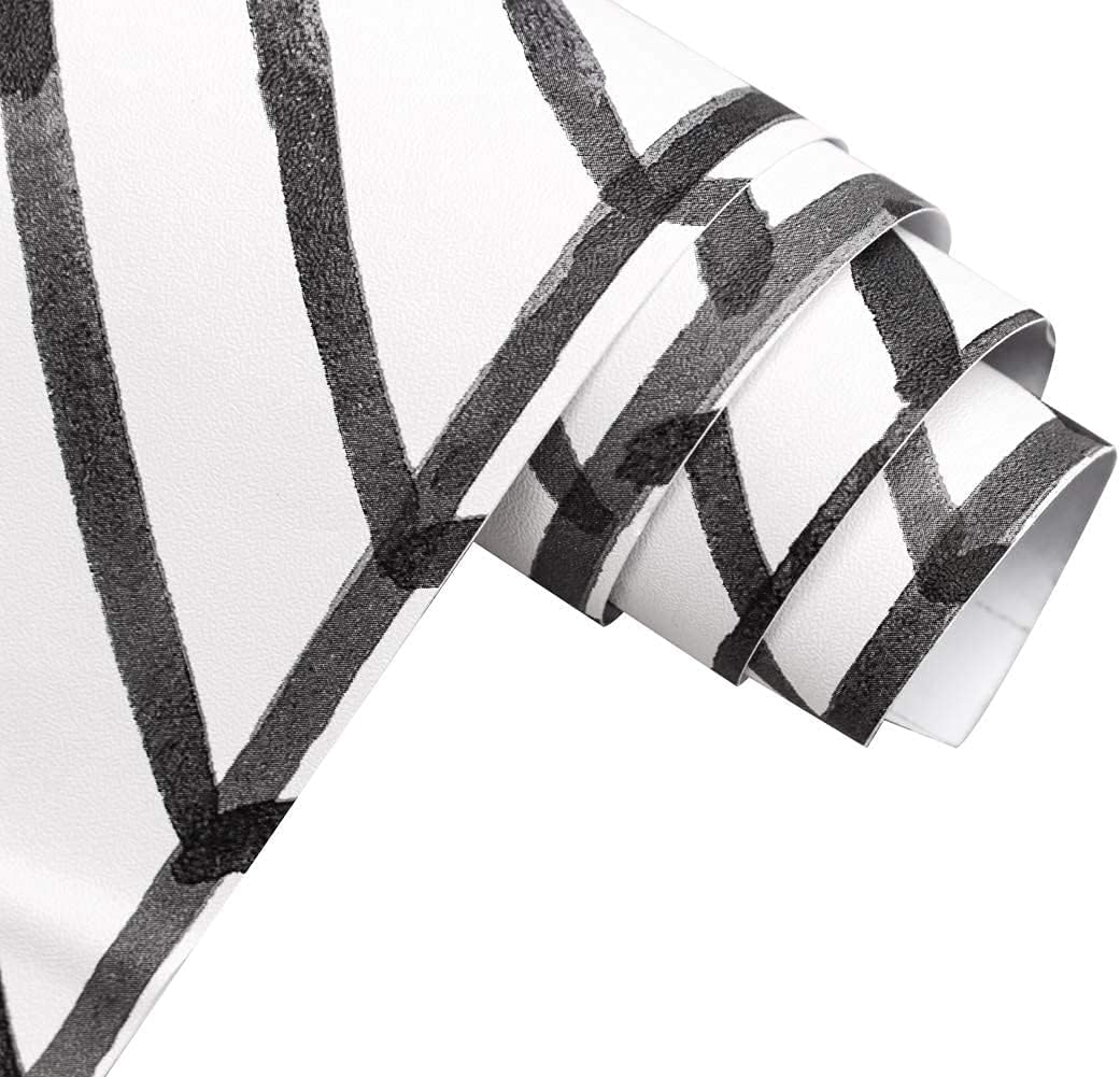 Peel and Stick Wallpaper Modern Stripe Wallpaper Removable Vinyl Self Adhesive Decorative Paper for House, Room, Kitchen & Furniture (Tree branch-17.7in x32.8ft)