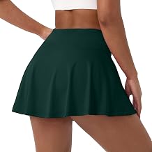 Yuerlian Pleated Tennis Skirts for Women with 2 Pockets High Waisted Golf Athletic Workout Sports Skorts Skirts Casual