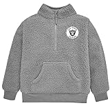 Gerber NFL Baby & Toddler 1/4 Zip Sherpa Pull-Over, Las Vegas Raiders, 18 Months Team Color