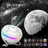 Planetarium - Proiettore galassia per camera da letto, proiettore HD 13 in 1 per adulti e bambini, luce notturna galattica con meteora Via Lattea regolabile manopola timer illuminazione RGB, lampada