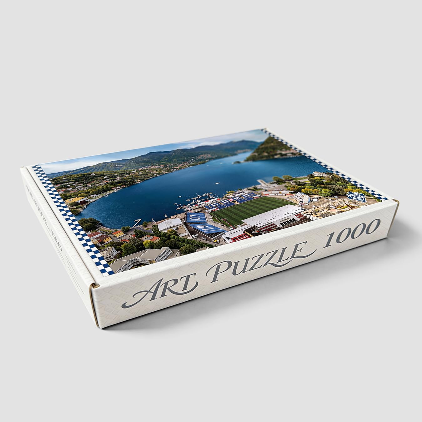 Como 1907 Puzzle Ufficiale Stadio Giuseppe Sinigaglia 1000 Pezzi. Rompicapo per adulti e collezionisti, idea regalo tifosi calcio e arredo Casa. Dimensioni 70x50 cm - 3