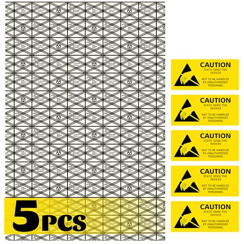 5 Pack 12 x 16 inches Open Top Antistatic Bag