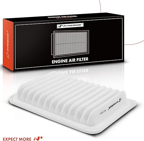 Miniatura 8 de A-Premium Filtro de aire de motor de 2 piezas compatible con los modelos Toyota, Pontiac y Scion - Corolla 2009-2019, Matrix 2009-2014, Yaris