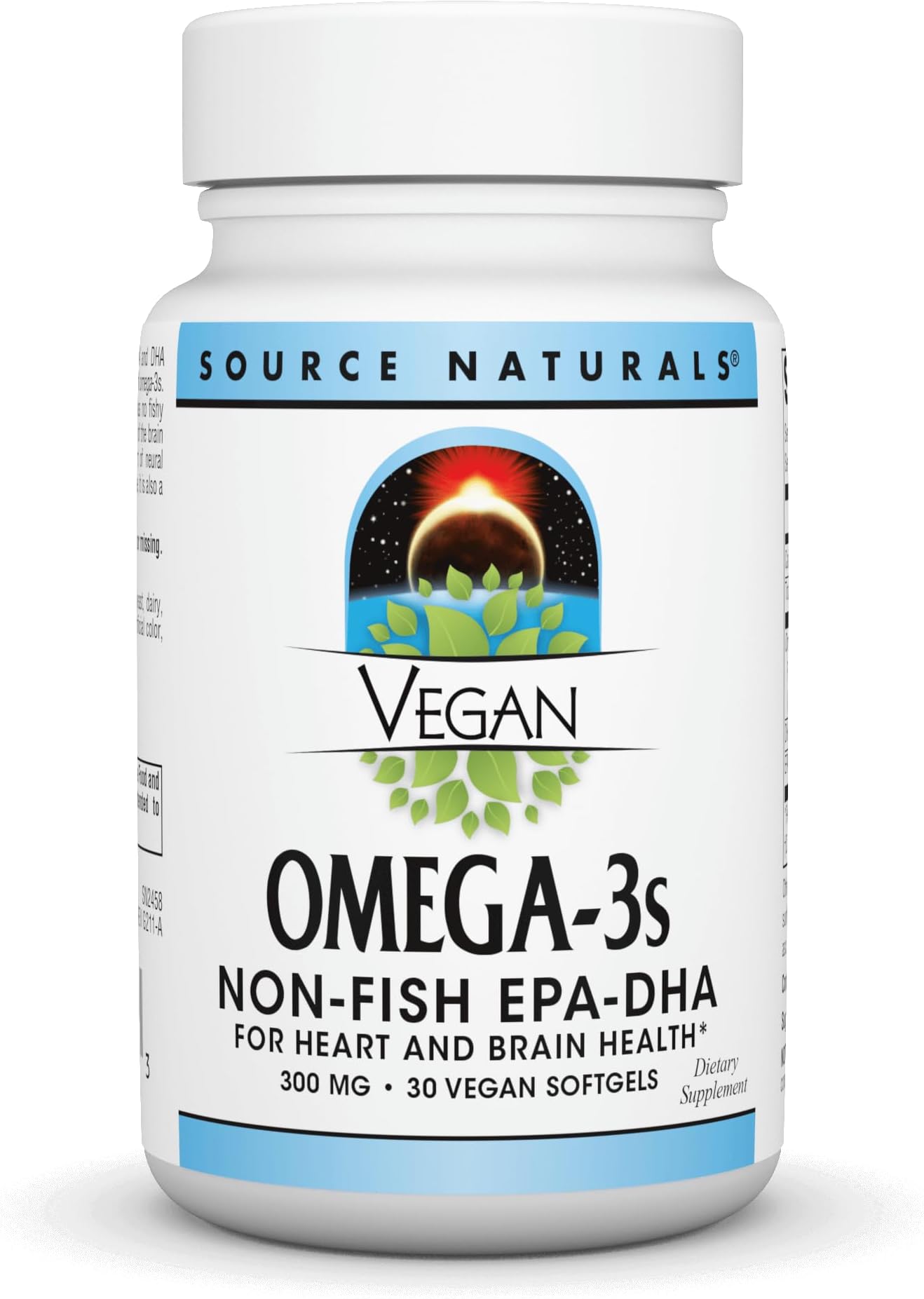 Source Naturals Vegan Omega-3s EPA-DHA - 300mg, 30 Vegetarian Softgel