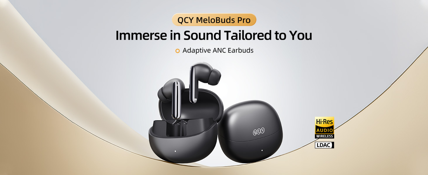 QCY MeloBuds Pro ワイヤレスイヤホン Amazon.com: QCY MeloBuds Pro Aadptive Hybrid Active Noise