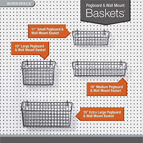 Spectrum Diversified 88276 Medium Wall, Wire Slatwall & Pegboard Mount Basket thumb #3