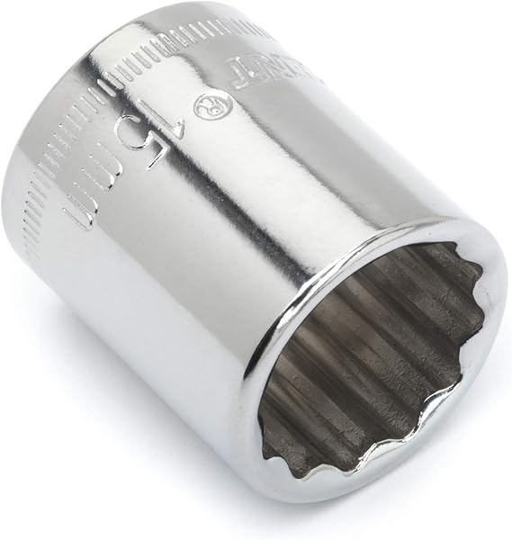 Crescent 3/8 Drive 12 Point Standard Metric Socket 15mm - CDS45N