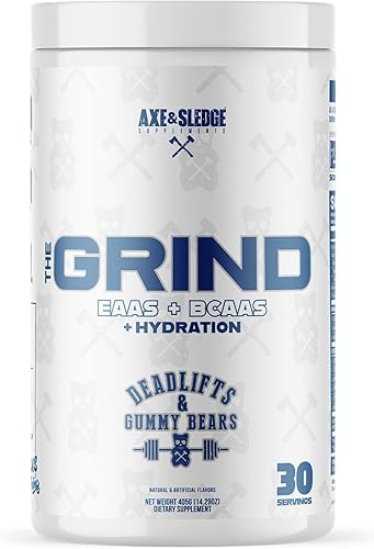 Miniatura 7 de The Grind - Aminoácidos esenciales, aminoácidos de cadena ramificada, 30 porciones (sorbete naranja)