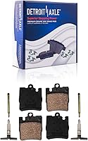 Vista 107 de Detroit Axle - Pastillas de freno para Dodge Dart 2013-2016 2014 2015 pastillas de freno de cerámica con reemplazo delantero y trasero de hardware