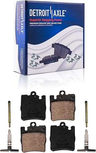 Miniatura 106 de Detroit Axle - Pastillas de freno traseras para Chevrolet Captiva Sport Equinox GMC Terrain Pontiac Torrent Saturn Vue XL-7, Pastillas de freno de